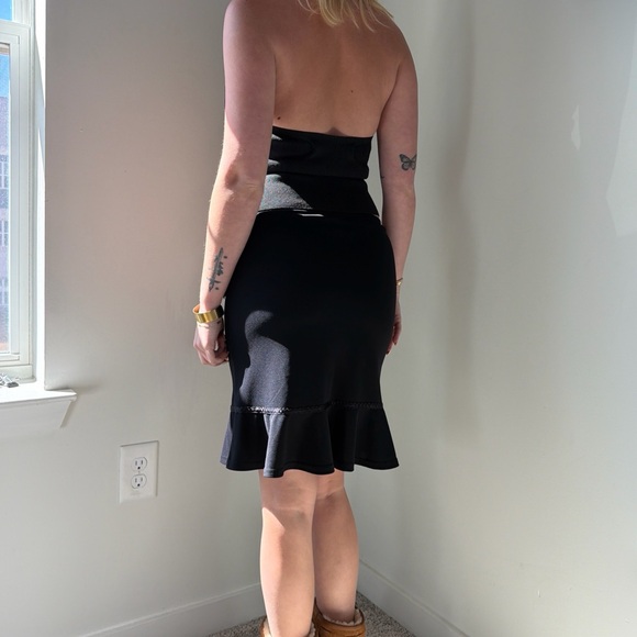 Vintage 90’s black midi skirt - Picture 4 of 9